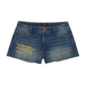 Ed Hardy Screaming Tiger Denim Shorts Naisten Housut Med Vintage | 0865217-HU