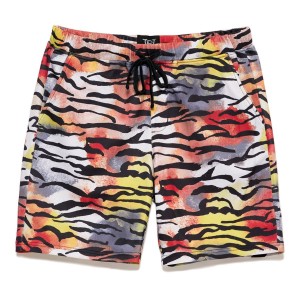 Ed Hardy Tiger Print Short Miesten Housut Monivärinen | 5629704-BE