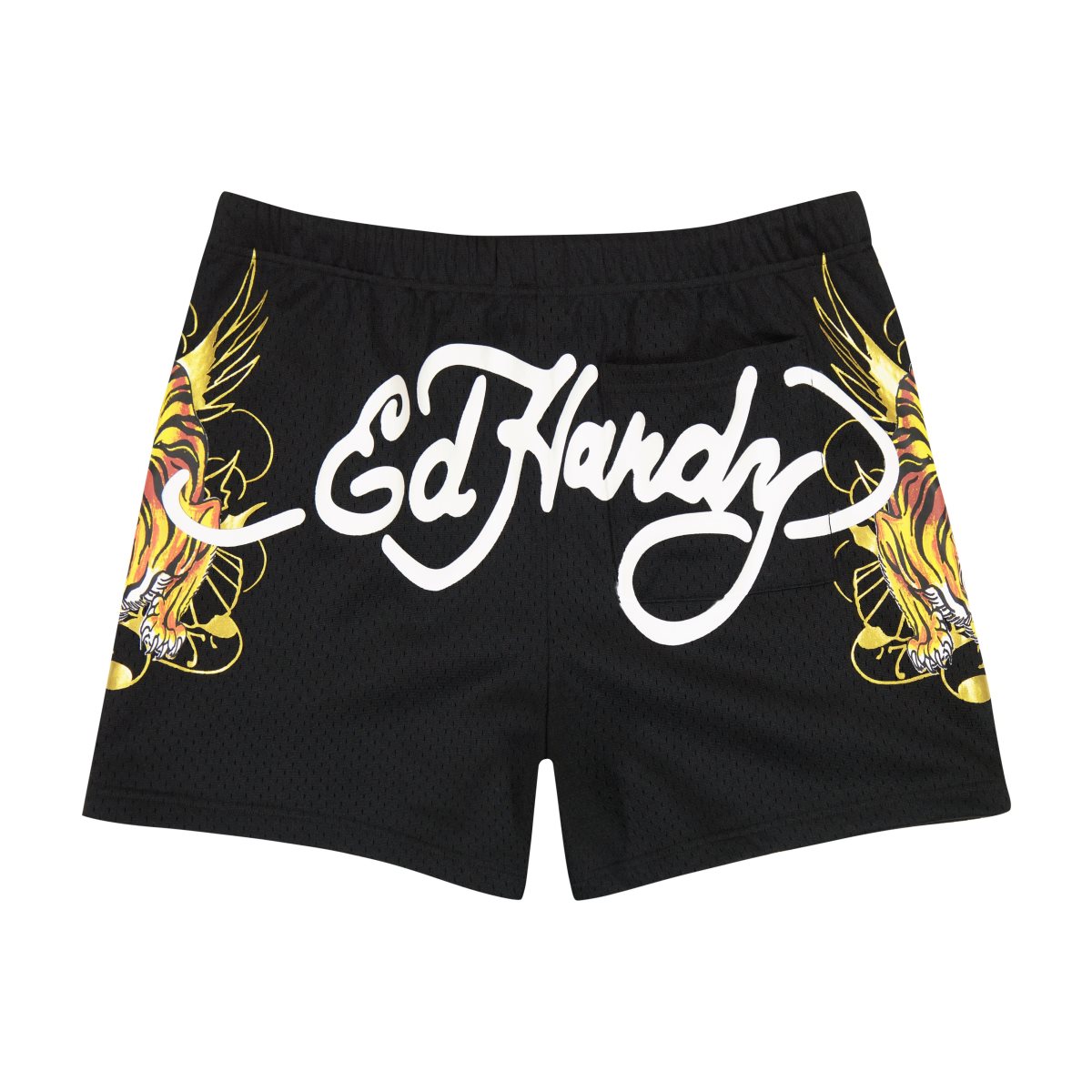 Ed Hardy Crawling Tigers Short Miesten Housut Mustat | 5376804-QK