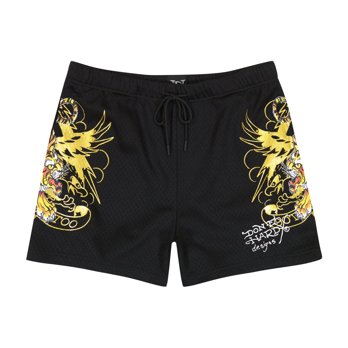 Ed Hardy Crawling Tigers Short Miesten Housut Mustat | 5376804-QK