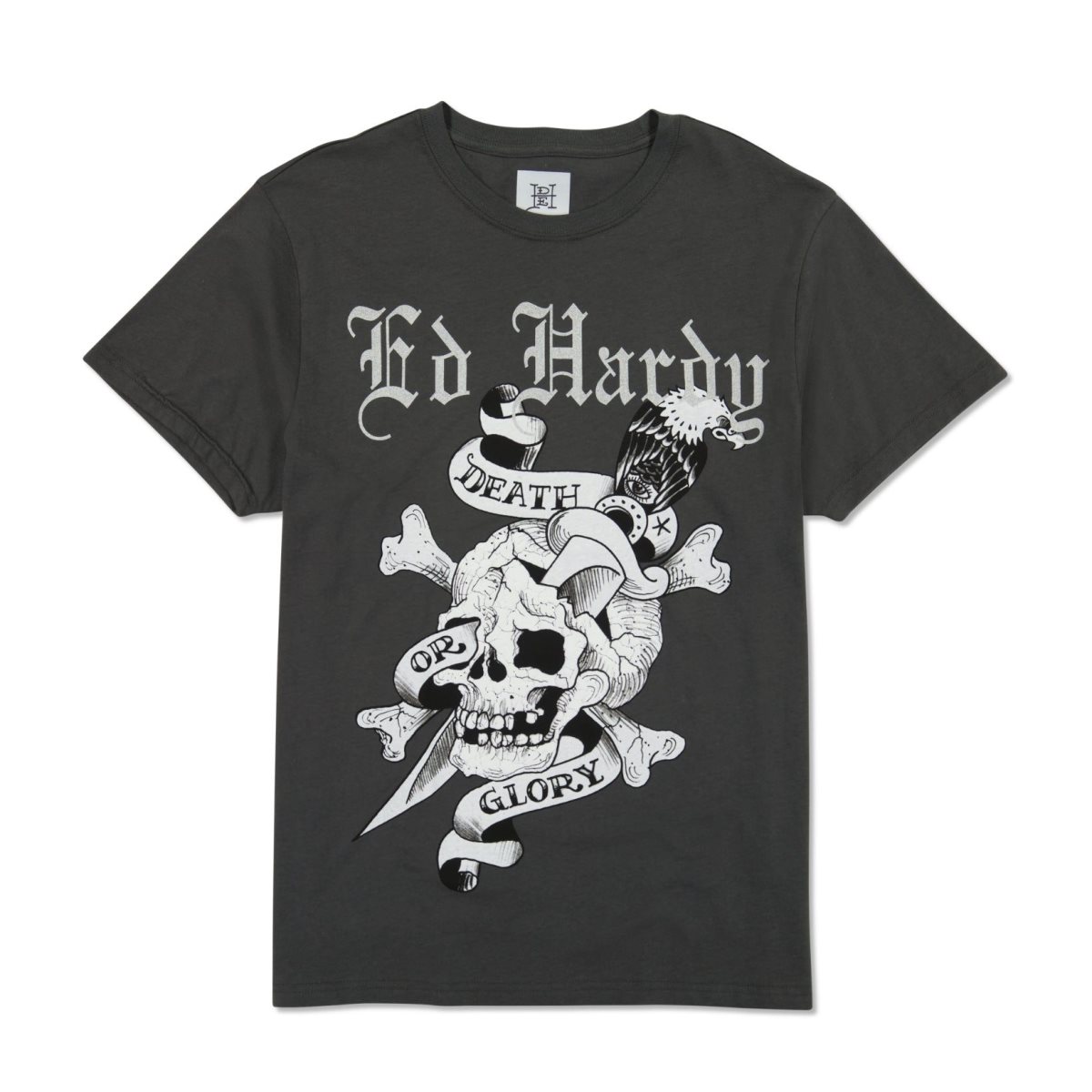 Ed Hardy DG Skull Miesten T Paidat Harmaat | 8193240-IK