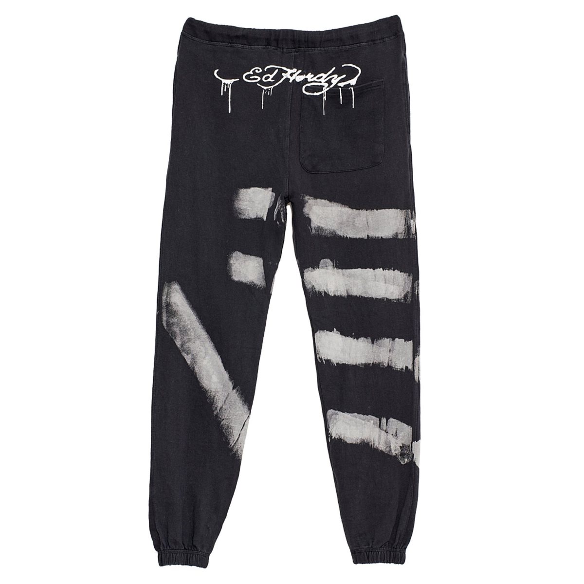 Ed Hardy Dagger Skull Sweatpant Naisten Housut Mustat Valkoinen | 3908142-FK