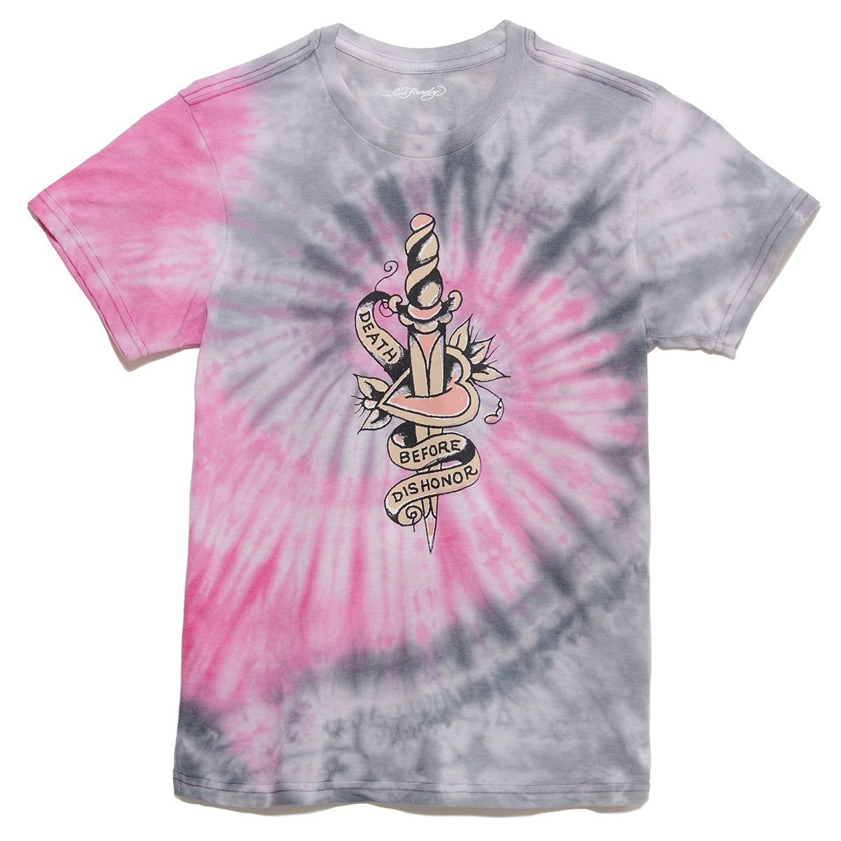 Ed Hardy Dbd Dagger Boyfriend Tee Naisten Topit Pinkki | 7425390-LY