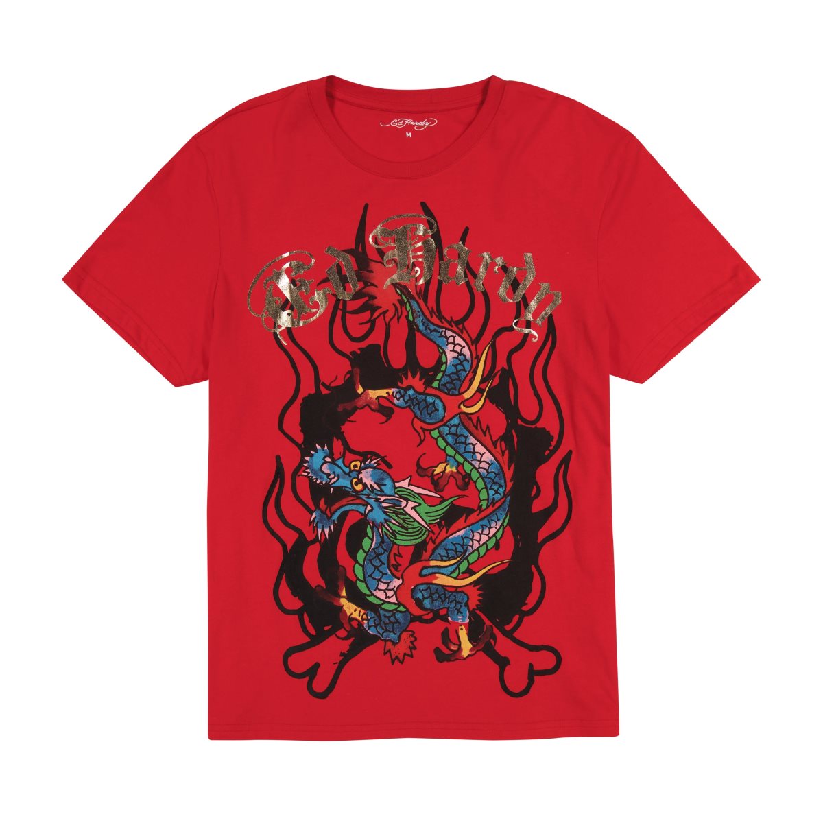 Ed Hardy Dragon Tee Miesten T Paidat Mustat | 1890365-IK