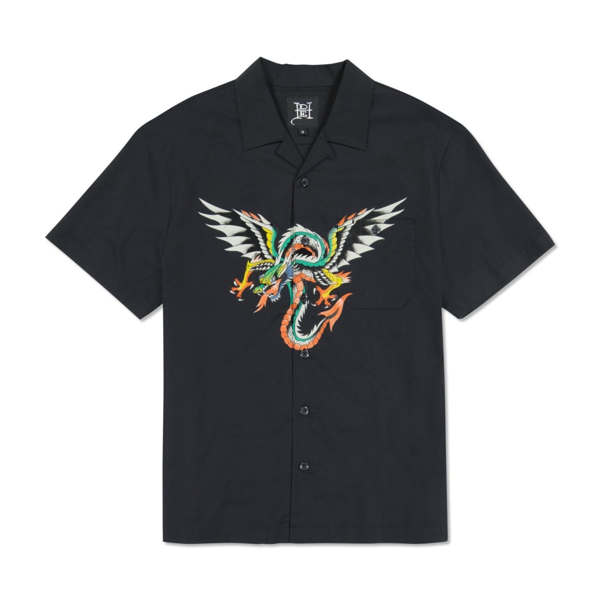 Ed Hardy Dragon Twill Miesten Paidat Mustat | 0293751-UF