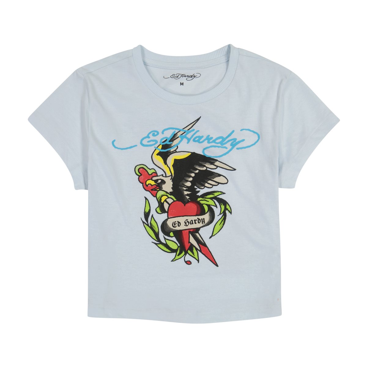 Ed Hardy Eagle Heart Baby Tee Naisten Baby Tees Sininen | 8013742-VS