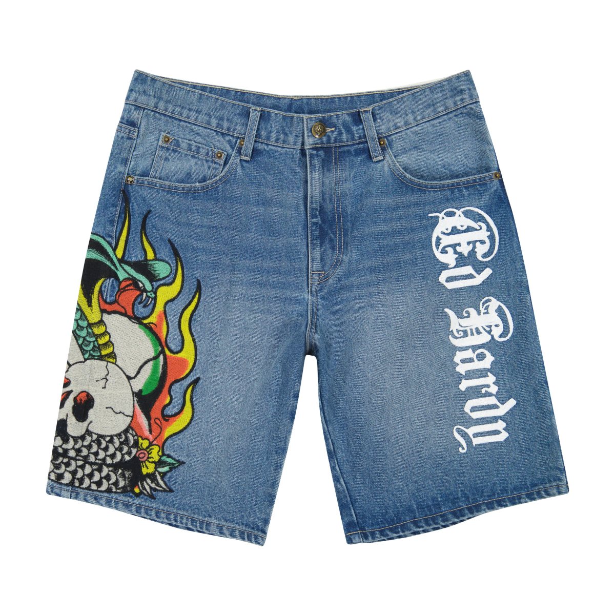 Ed Hardy Fire Cobra Skater Short Miesten Housut Pesu | 5801932-ML