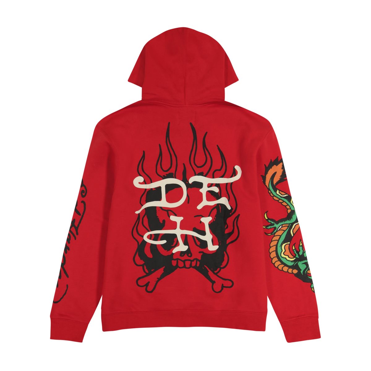 Ed Hardy Flame Cobra Hoodie Miesten Huppari Pinkki | 0763541-PR