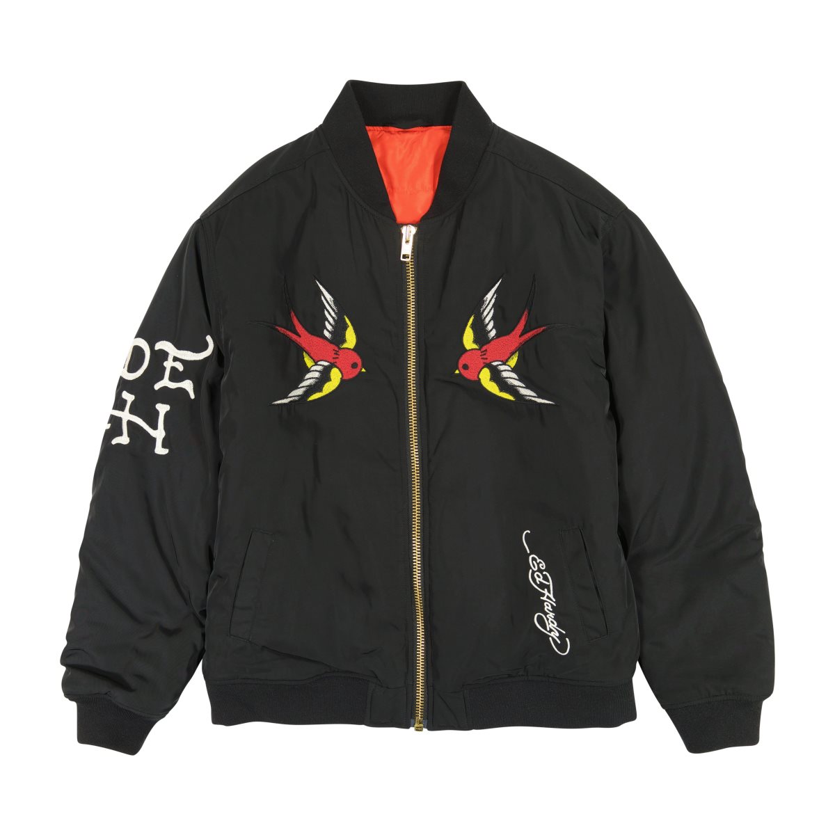 Ed Hardy LKS Skull Bomber Jacket Naisten Päällysvaatteet Mustat | 6347298-JA