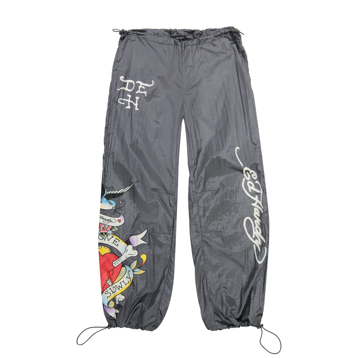 Ed Hardy LKS Skull Nylon Parachute Pants Naisten Housut Hopea | 2745183-UN