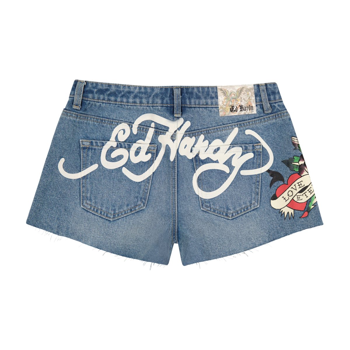 Ed Hardy Love Eternal Denim Shorts Naisten Housut Lt Vintage | 3789524-WE