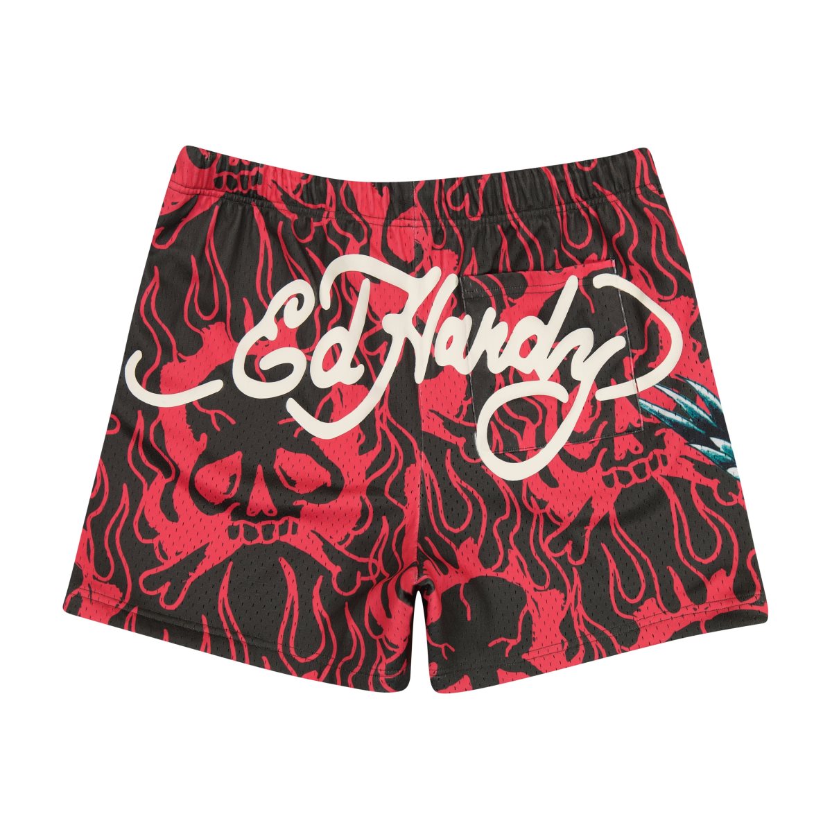 Ed Hardy Panther Dragon Mesh Basketball Short Miesten Housut Pinkki | 3820691-VB