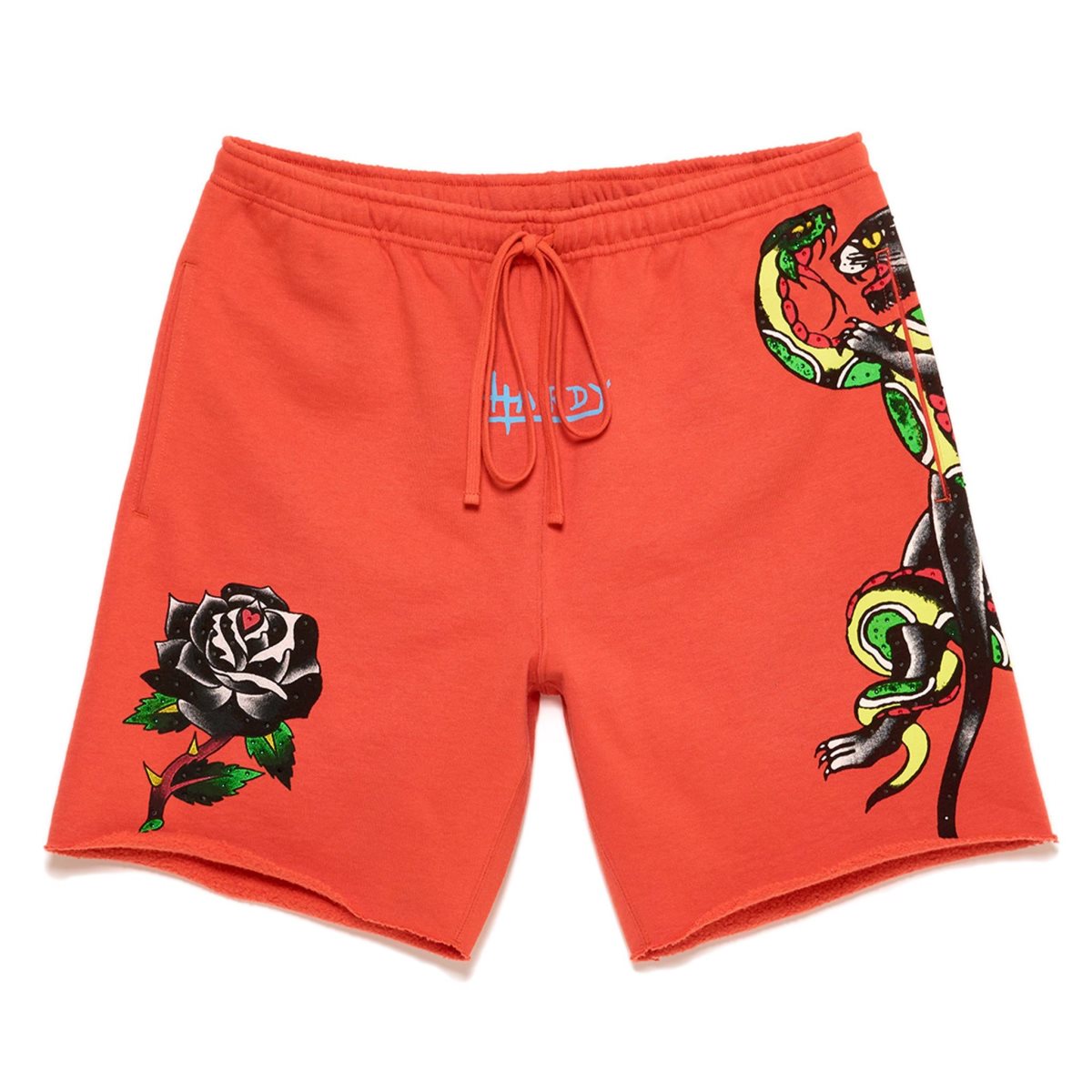 Ed Hardy Panther Short Miesten Housut Oranssi | 8501239-GF