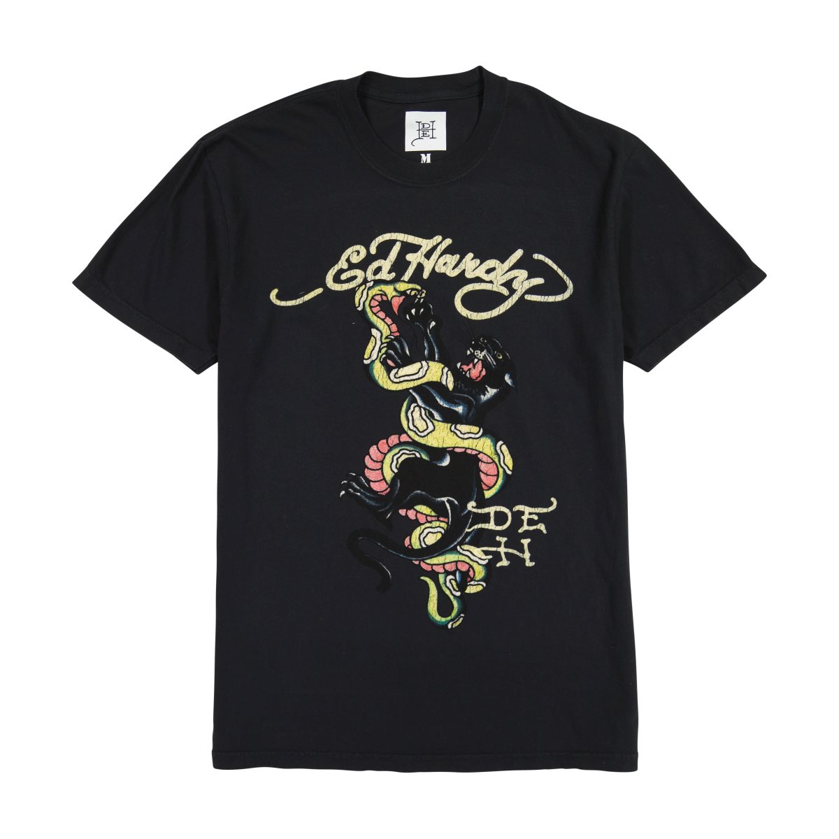 Ed Hardy Panther Snake Tee Miesten T Paidat Mustat | 8743615-IL