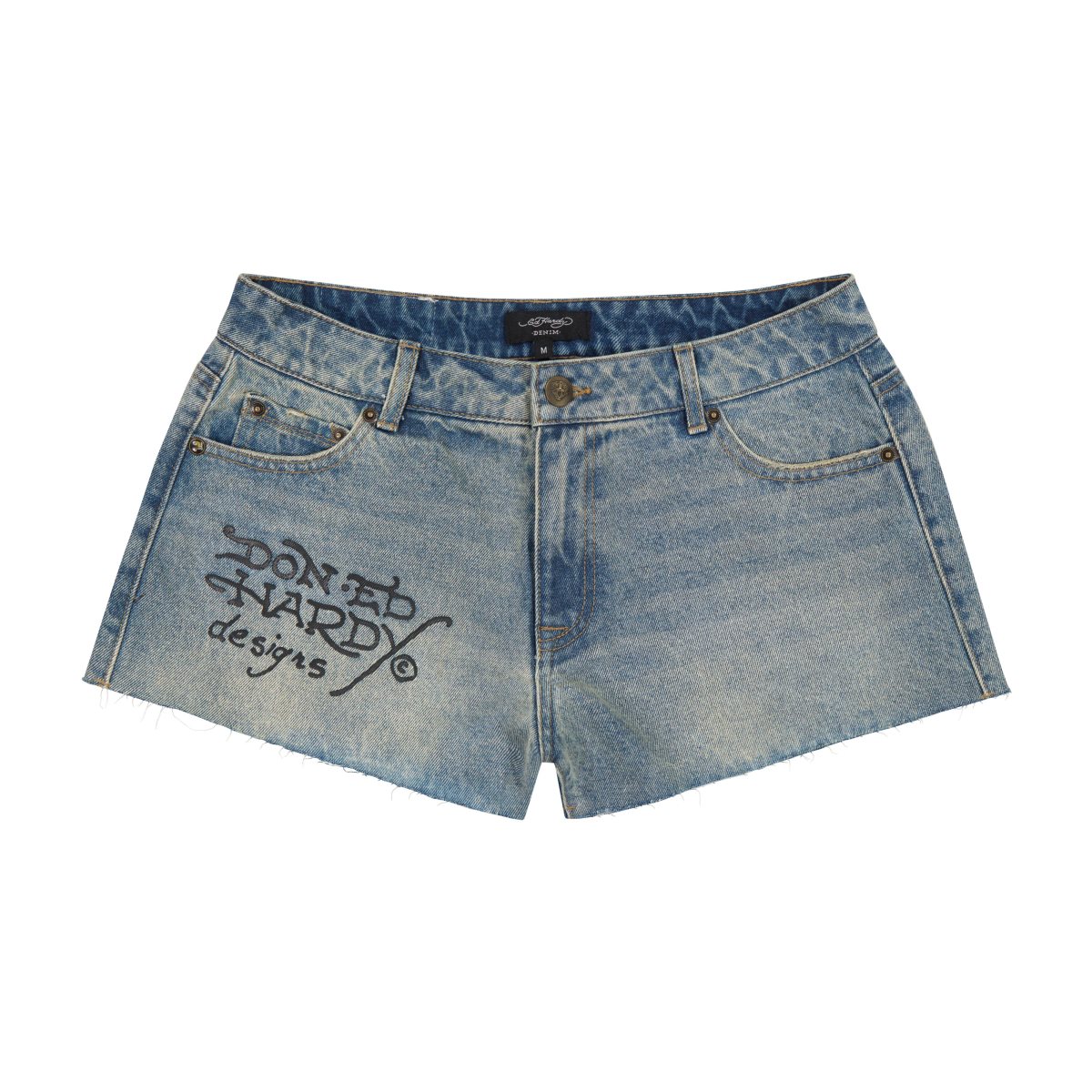 Ed Hardy Swallow Denim Shorts Naisten Housut Vaalean | 8251973-HR