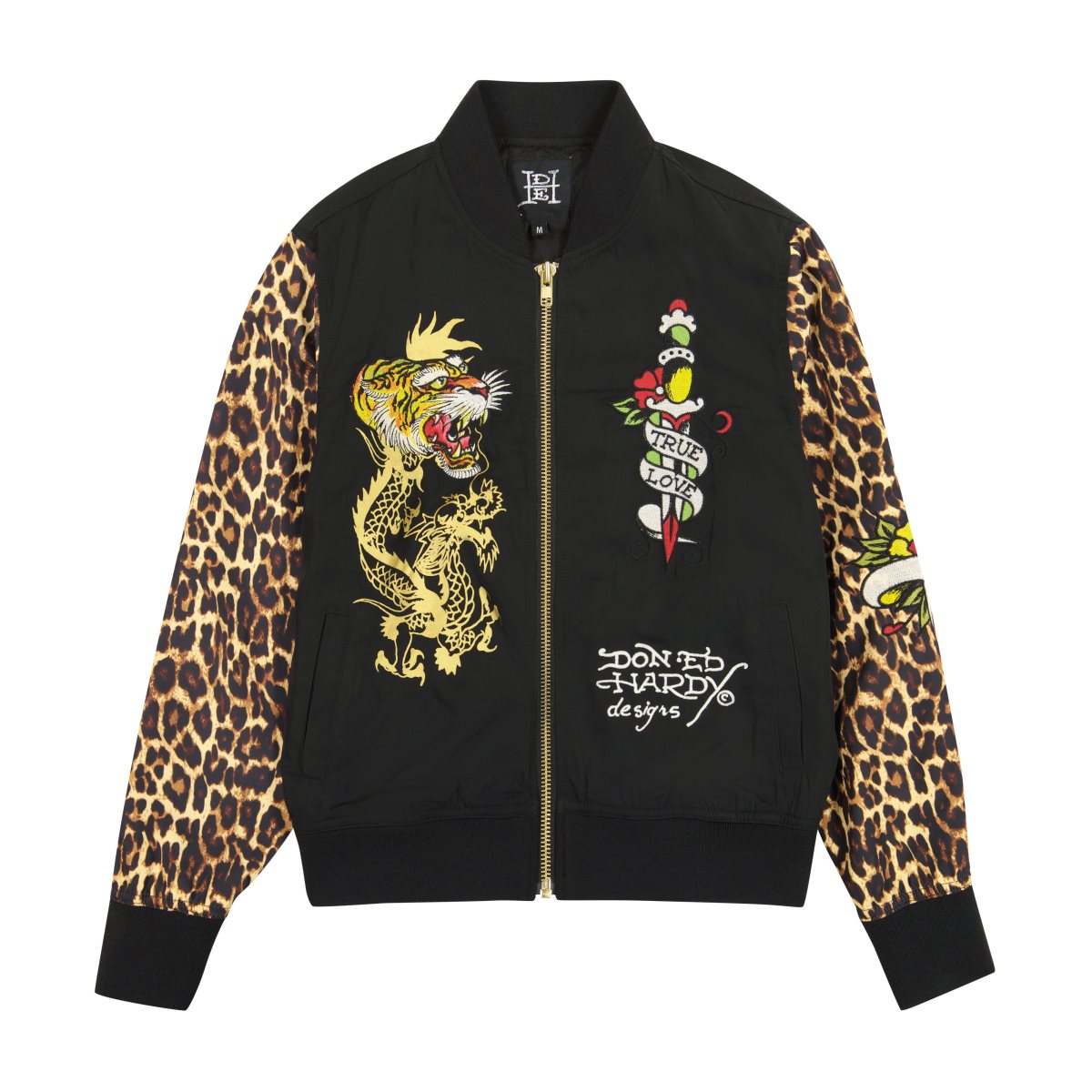 Ed Hardy Tiger Dagger Souvenir Jacket Naisten Päällysvaatteet Leopardi | 4781502-YV