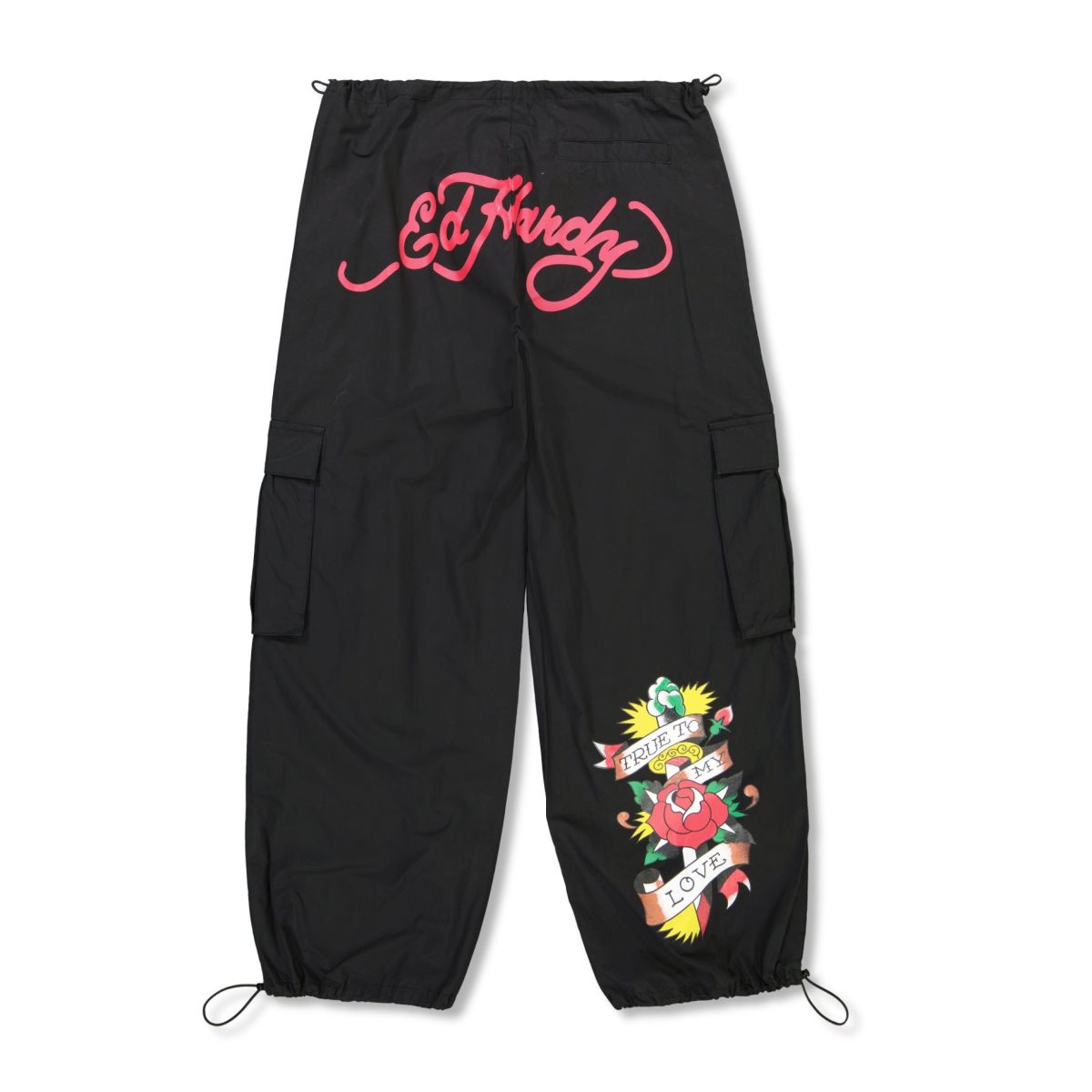 Ed Hardy True Love Cargo Pant Miesten Housut Mustat | 7203849-SI